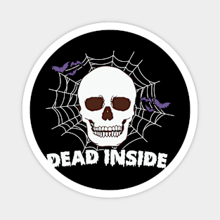 Dead Inside Funny skeleton Magnet